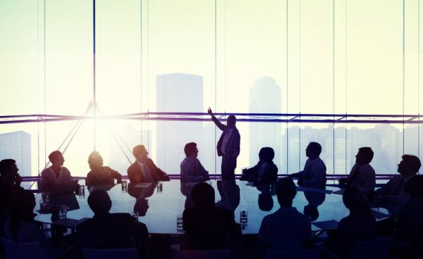 Photo of typical large professional meeting room