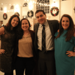 Photo of FMP employees at FMP holiday party