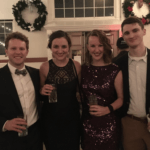 Photo of FMP employees at FMP holiday party