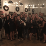 Photo of FMP employees at FMP holiday party