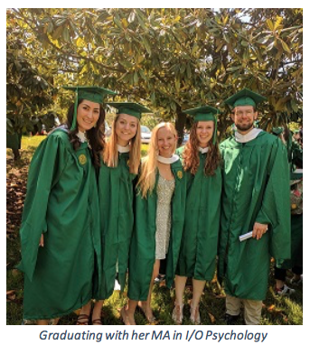 Angelica at her graduation ceremony