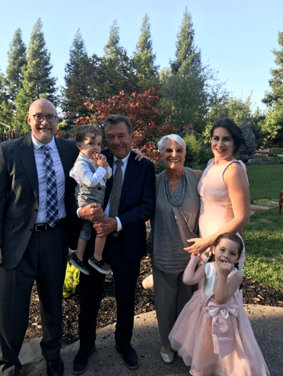 FMP Employee, Maggie, and her family at her sister’s wedding.