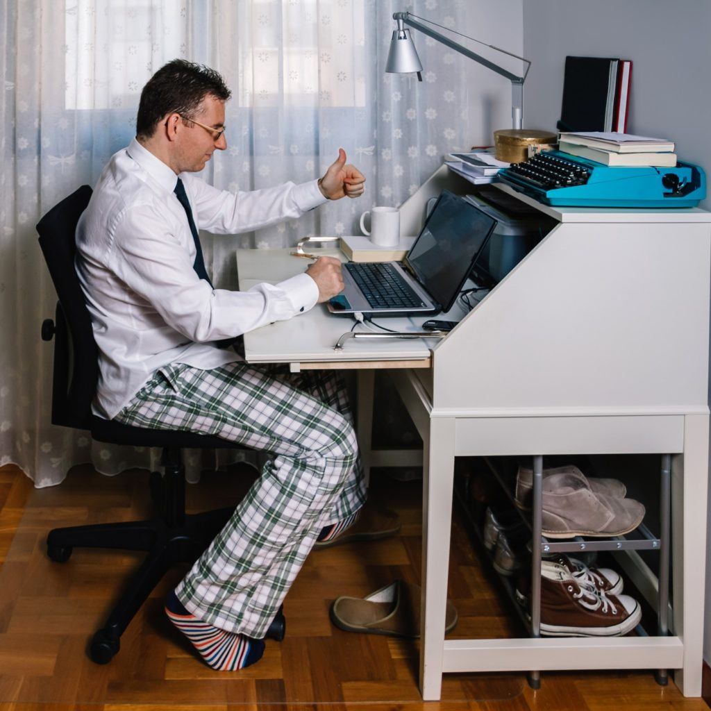 Business on Top, Sweatpants on Bottom – Workplace Fashion in the Age of  COVID-19 - FMP Consulting